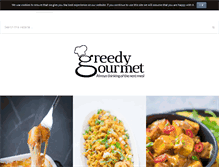 Tablet Screenshot of greedygourmet.com